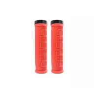 FUANA Poignées de guidon de vélo en caoutchouc antidérapant avec anneau en aluminium pour vélo de trekking et VTT, diamètre 130 mm, 22 mm, pour guidon droit standard kit de réparation de vélo