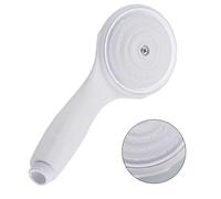 FUANA Pommeau de douche à main ABS avec technologie d'injection d'air basse pression d'eau, économie d'eau 40%, blanc