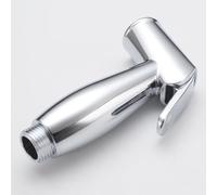 FUANA Pommeau de douche pour camping-car avec débit d'eau marche/arrêt et nettoyeur de toilettes, ABS chromé pour camping-car, caravane et bateau