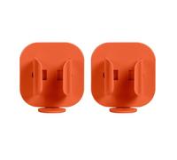 FUANA Porte-brosse à dents électrique avec détection de gravité, fixation murale, adhésif non perforé, organiseur de salle de bain avec drainage, tige de rétroviseur blanche