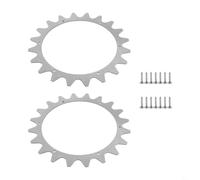 FUANA Pour Ecovacs Roues de tondeuse à gazon Chèvre Amélioration de la traction Clous en acier inoxydable pour robot tondeuse