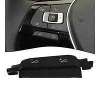FUANA Pour Golf 7 7,5 pour Passat, commande au volant de voiture, bouton de volume, boutons de volume, couvercle de commutateur, pièce intérieure, accessoires extérieurs automobiles