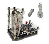 FUANA Préampli à tubes, 6E2 Cat Eye Tube Vu mètre, indicateur de niveau audio VU Meter Spectre musical pour affichage de musique USB contrôlé par la voix