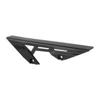 FUANA Protège-chaîne pour moto tout-terrain électrique Talaria X3/MX3/MX4, couvercle de chaîne en plastique PP 300 x 85 x 25 mm, motif fibre de carbone 3K avec matériel de montage et kit de réparation