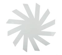 FUANA Règle tissée en forme de panier en spirale pour bricolage, matelassage, couture, bacs de rangement géométriques simples, 20,3 cm, 30,5 cm, 38,1 cm (38,1 cm)