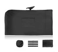 FUANA Sac de chargement portable pour vélo, tissu Oxford léger de rangement pour équipement de cyclisme, style sac à main avec sangles (taille unique, noir)