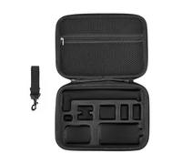 FUANA Sac de rangement pour DJI Osmo Action 6, étui de protection en nylon avec bandoulière, 27 x 20 x 8 cm, pochette de voyage compacte pour caméra d'action et accessoires
