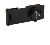 FUANA Serrure à combinaison à 3 chiffres pour tiroir d'armoire, coffre-fort, loquet lumineux avec 1000 options de code, noir, serrure de porte de 11,4 cm