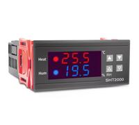 FUANA SHT2000 Thermostat numérique de température et d'humidité avec sortie relais, plage de -20 ~ 60 °C, 0-100 % RH pour systèmes de refroidissement et de déshumidification HVAC Accessoires de