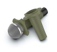 FUANA Shure SM58 Coque en silicone pour microphone Shure SM58, protection anti-chute, 97,1 x 75 mm, légère et portable, facile à nettoyer, pour Shure SM58, câble d'écouteurs noir