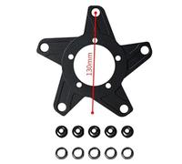 FUANA Siège de conversion de plateau pour moteur central en alliage d'aluminium 104BCD/130BCD avec 4/5 griffes, pour vélo électrique