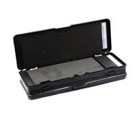 FUANA Stiff Hair Rig Tackle Box: Portefeuille 6 couches pour 72 bas de ligne de pêche à la carpe, matériau PP, 25 x 9 x 4,4 cm, noir