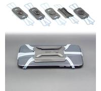 FUANA Support adaptateur de téléphone pour Trigo, Bryton, Giant, Wahoo - Noir - Pour téléphone portable de 4,7 à 6,7"