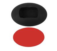 FUANA Support de base en silicone pour Insta360 X4/X5 - Résistant aux rayures - Stable - Avec ruban adhésif double face - Accessoire de caméra d'action - Base noire + ruban adhésif