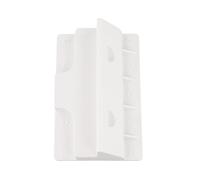 FUANA Support de montage pour panneau solaire en ABS, à angle droit, design ventilé pour camping-car, bateaux, caravanes et toits plats Blanc à angle droit