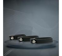 FUANA Support de numéro de course en fibre de carbone pour cadre de vélo compatible avec Trek Madone série 6/7/8, noir mat, 12 g