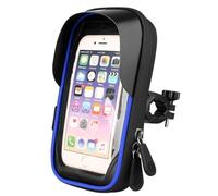 FUANA Support de téléphone étanche pour vélo avec rotation à 360° pour sacoche de guidon, pour la plupart des smartphones, installation facile, kit de réparation vélo rouge