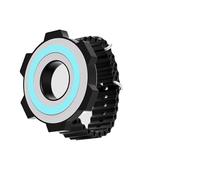 FUANA Support de téléphone portable pour vélo en plein air avec rotation à 360 ° et dragonne, compatible avec la plupart des smartphones, noir