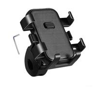 FUANA Support de téléphone réglable pour moto, support de navigation pour vélo électrique pour un positionnement sécurisé de l'appareil