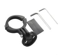 FUANA Support de tige de selle pour feu arrière Garmin Varia RVR315 RTL510 515 500, support en alliage d'aluminium pour poteaux de vélo ronds de 30 à 32 mm, finition noire (A)