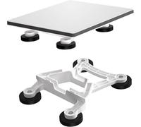 FUANA Support de toit magnétique ABS avec 4 aimants puissants pour Starlink Mini V4 - Résistant aux intempéries - Pour voiture, caravane, camion, bateau - Noir