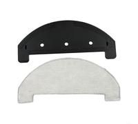 FUANA Support et coussinets de rechange pour robot aspirateur Dreame MR1, support en plastique durable avec serviettes en microfibre, installation simple pour sols impeccables