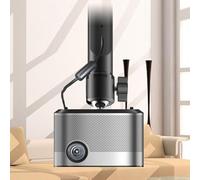 FUANA Support mural réglable pour projecteur XGIMI, JMGO, Vidda C1S, Formovie X5 - Alliage d'aluminium, 25,2 x 21 x 4 cm, câble d'écouteurs noir