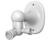 FUANA Support mural rotatif à 360° pour eufyCam pour solocam S220 C210 - Support de sécurité à angle réglable résistant à la rouille, noir et blanc (blanc)