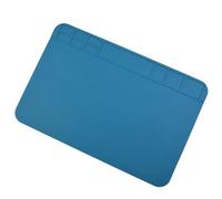 FUANA Tapis de réparation anti-statique en silicone résistant à la chaleur 30 x 20 cm, épaisseur 2 - 3 mm, pour réparation de téléphone, ordinateur portable et PCB électronique