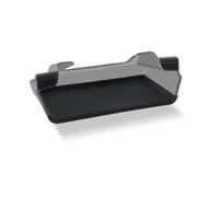 FUANA Tesa Boîte de rangement sous écran en silicone ABS compatible avec Tesla Model 3 Model Y 2025, noir