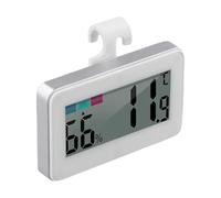 FUANA Thermomètre et hygromètre numérique avec écran couleur TFT 2,5", précision ± 3% RH, montage mural et magnétique pour maison, chambre, chambre de bébé, cuisine - Blanc