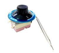FUANA Thermostat à bouton avec tube capillaire pour chaudières à eau, friteuses et plaques électriques, interrupteur de contrôle de température réglable 30-85**