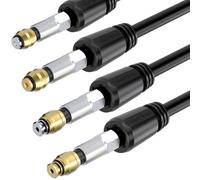 FUANA Tuyau d'huile de frein à disque hydraulique de 3000 mm avec insert olive pour SRAM pour modèles compatibles TR BH90 BH59 CNC en métal usiné et caoutchouc