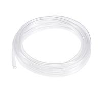 FUANA Tuyau en silicone transparent de 2 mm de diamètre intérieur x 4 mm de diamètre extérieur de 1 m de long, de -60 °C à 200 °C, de qualité alimentaire, résistant aux UV et à la couronne pour pompes