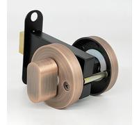 FUANA Verrou de porte indicateur rouge et vert pour salle de bain, chambre à coucher, étude, alliage de zinc avec noyau en cuivre pour serrure de porte d'hôtel