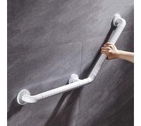FuAo 135° Barre D'appui Douche pour Baignoires Acier Inoxydable PVC Barre de Maintien pour Handicapés et Les Personnes âgées WC 40 * 40cm