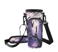 Fuauuyl Fairy of The Moon - Sac de transport léger pour gobelet de voiture de 1,2 l avec sangle réglable et poche à fermeture éclair, léger pour randonnée, camping, b, Taille unique