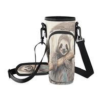 Fuauuyl Sloth on The Branch Sac de transport léger pour gobelet de voiture de 1,2 l avec sangle réglable et poche à fermeture éclair, léger pour randonnée, camping, b, Taille unique, Organiseur de sac
