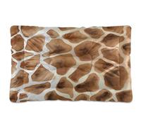 Fuauuyl Tapis de lit doux imprimé girafe pour chien, lavable en machine, avec fond antidérapant pour chien, 61 x 45,7 cm