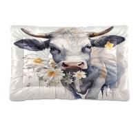 Fuauuyl Tapis de lit doux pour chien - Lavable en machine - Avec fond antidérapant - 61 x 45,7 cm