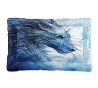 Fuauuyl Tapis de lit doux pour chien, lavable en machine avec fond antidérapant pour chien, 61 x 45,7 cm