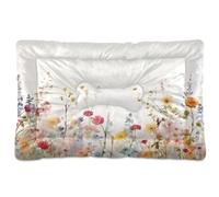 Fuauuyl Wildflowers11 - Tapis de lit doux pour animal de compagnie, lavable en machine avec fond antidérapant pour chien, 61 x 45,7 cm