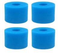 Fuayuan Filtres de Piscine en Mousse Compatible Intex Type S1, Éponge Filtrante Type S1 pour Piscine et Spa, Filtre en Mousse Réutilisable et Lavable (4 Pièces)