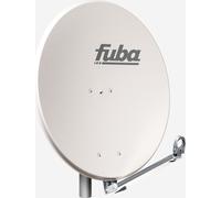 Fuba DAL 800 G Alu Antenne satellite gris clair 74x84 cm | Miroir satellite en aluminium, bras d'alimentation pliable, facile à monter