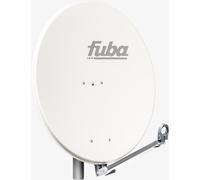 Fuba DAL 800 W Alu Antenne satellite blanche 74x84 cm | Miroir satellite en aluminium, bras d'alimentation pliable, facile à monter