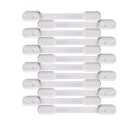 Fubdnefvo Loquet de ceinture de sécurité pour réfrigérateur, penderie, tiroirs, lave-vaisselle et plus encore, sangle de toilette réglable, pas de perçage nécessaire