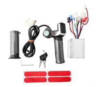 FUBESK Accessoires pour scooter électrique, contrôleur de moteur brossé pour vélo, poignée d'accélérateur 24 V 36 V 48 V 250 W 350 W 500 W 1000 W pièces de vélo électrique en acier (24 V 350 W)