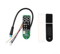 FUBESK Affichage numérique pour circuit imprimé professionnel avec panneau de commutation et couvercle d'instrument, scooter électrique pliable, pour tableau de bord compact en aluminium et plastique