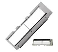 FUBESK Boîte de brosse principale blanche pour aspirateur robot Samsung VR05R5050WK, couvercle latéral en plastique avec joint étanche pour une meilleure adhérence au sol