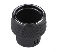 FUBESK Bouton de commande CA de rechange pour Grand Cherokee WK2 2014-2021, audio climatique en plastique ABS haute résistance pour interrupteur à cadran, noir (A-2)